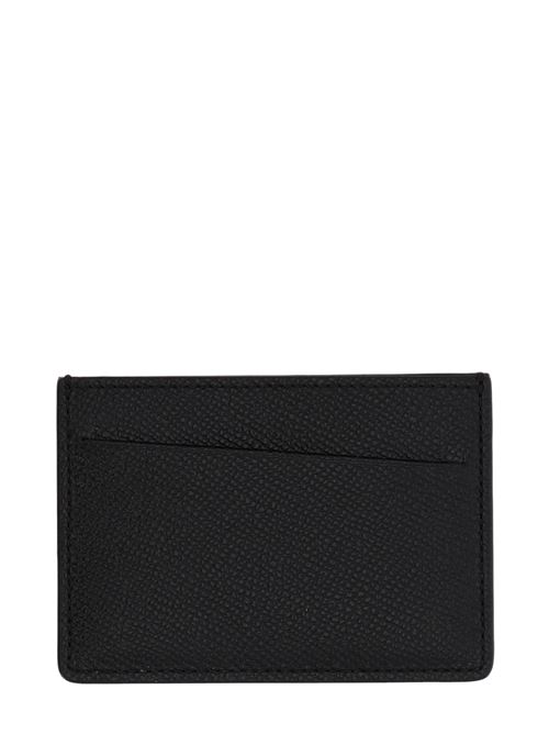 Black calf leather four-stitch logo cardholder MAISON MARGIELA | SA1VX0007P4745T8013